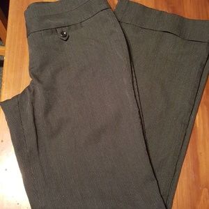 Maurice's black pinstriped dress pants